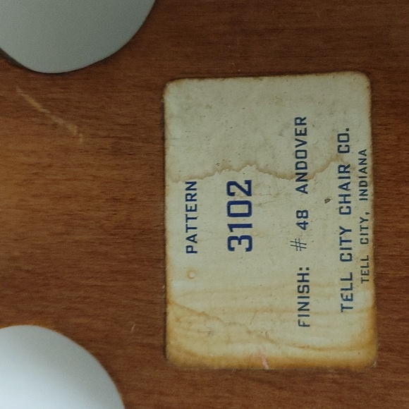 Vintage Tell City Chair Co Pattern 3102 Wooden 'Post' Box - Picture 15 of 17